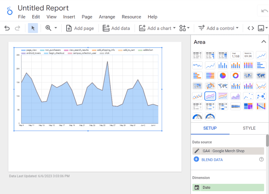 Looker proporciona una amplia gama de opciones de visualización