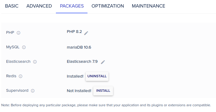 Imposta i prerequisiti del pacchetto prima di scaricare l'aggiornamento di Magento