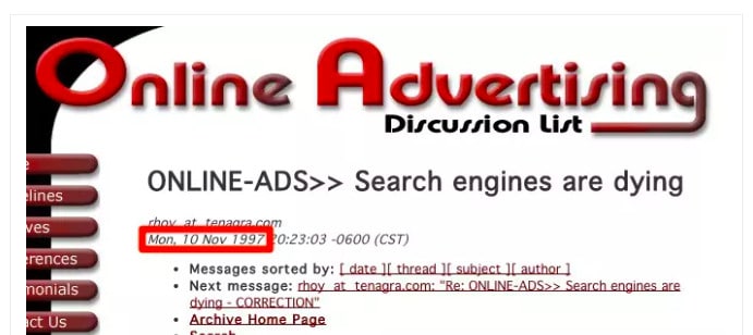 Ejemplo dos de marketing SEO de afiliados
