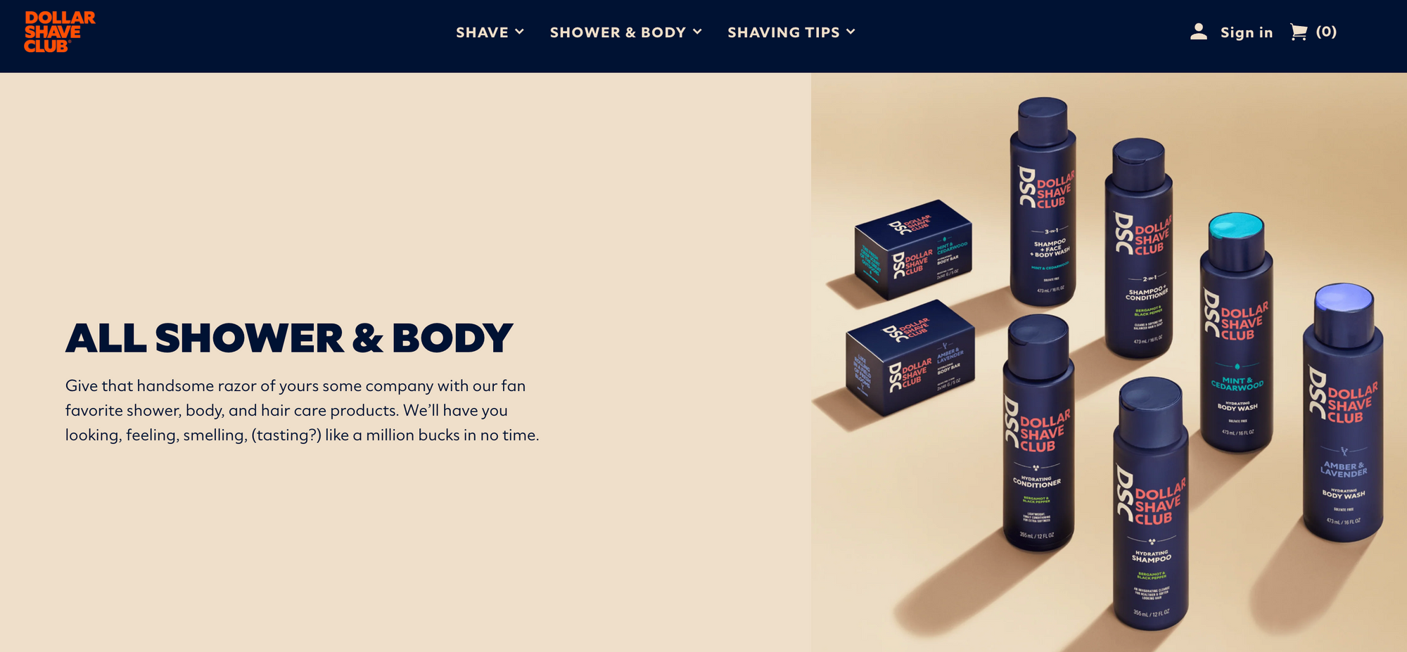 مثال صوتي للعلامة التجارية لـ Dollar Shave Club - أمثلة صوتية للعلامة التجارية