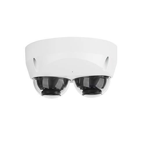 EmpireTech 2x4MP Starlight IR Mini Dome Cameră IP cu lentilă dublă cu fir, Multi-Senzor, IP67 Rezistent la intemperii, Detecție inteligentă acceptată, SMD 3.0, Microfon încorporat, Lentilă fixă de 2,8 MM