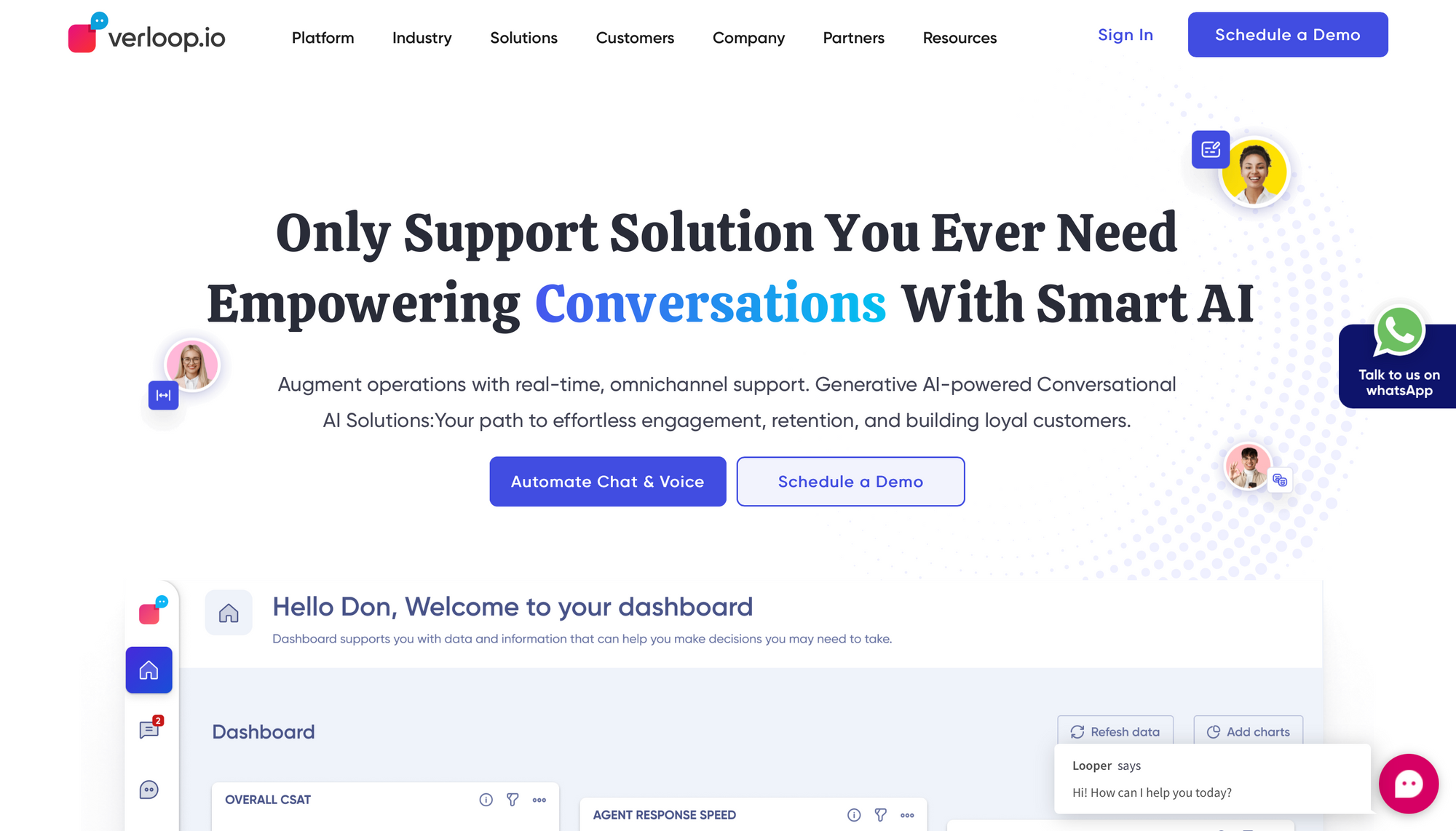 Verloop - chatbots de viagens