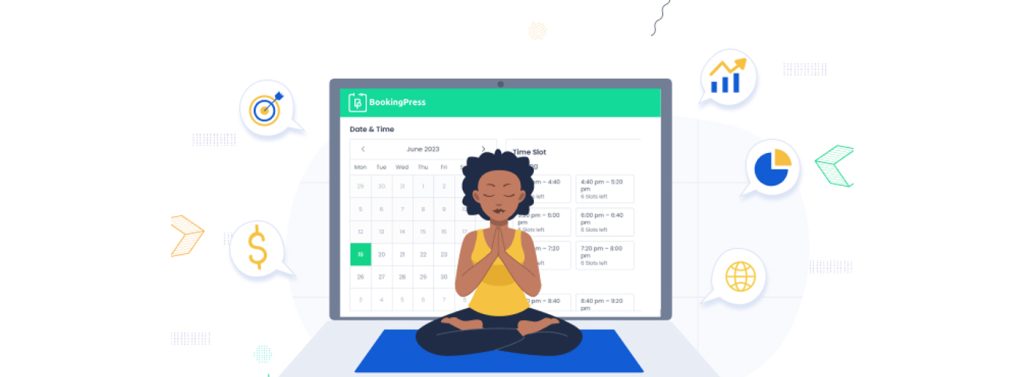 Yoga Business cu BookingPress