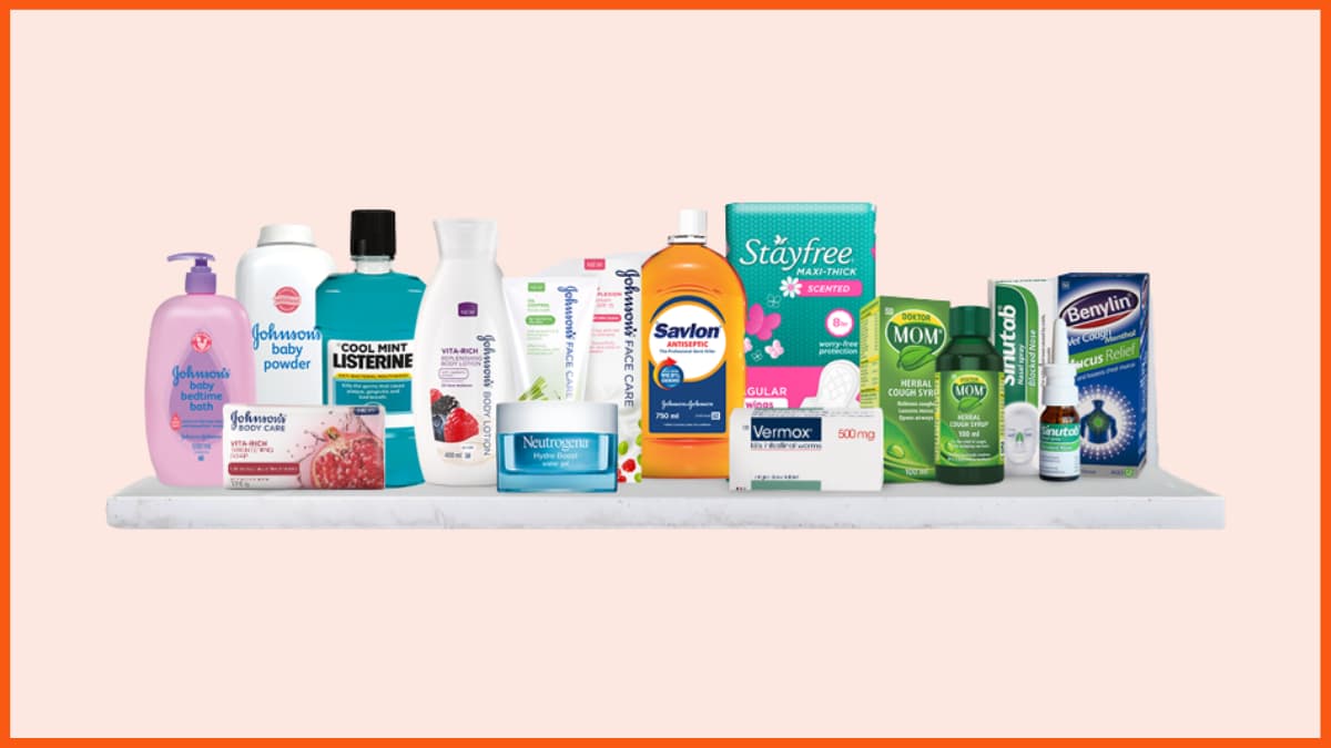Johnson & Johnson - 제품 범위