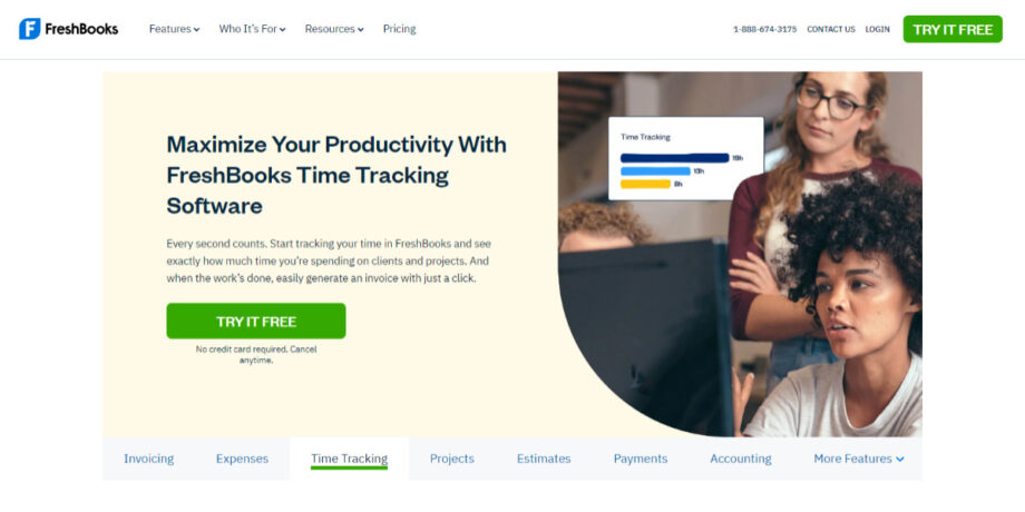 FreshBooks-Time-Tracking-Fatturazione-Software-Screenshot-Small-Business