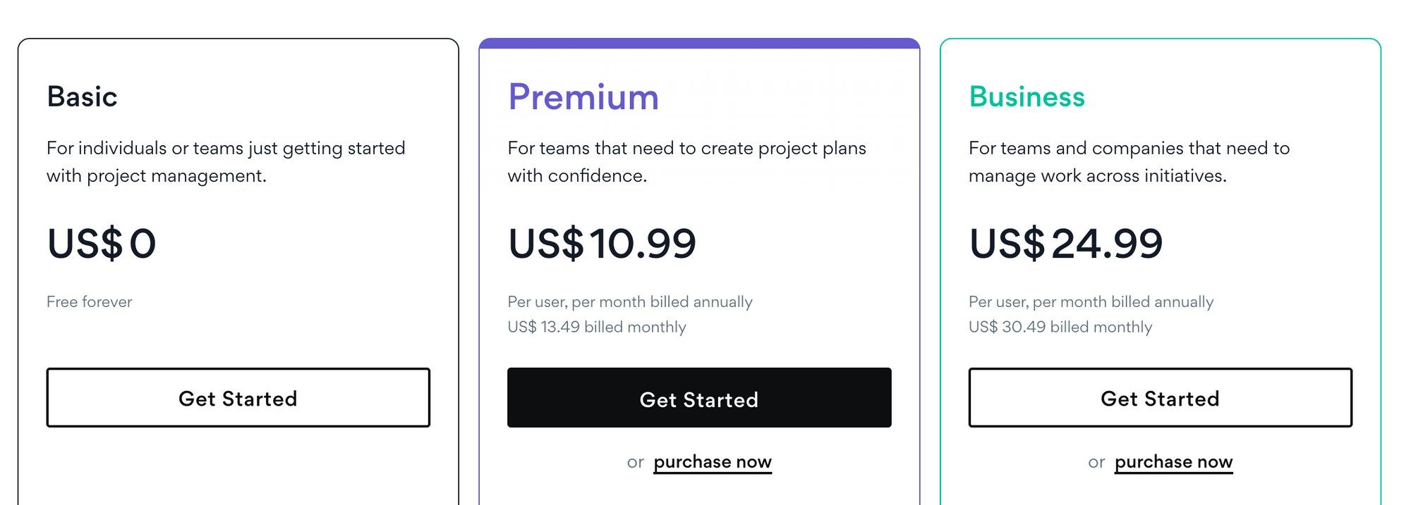 Asana の価格 - ClickUp AI の代替品