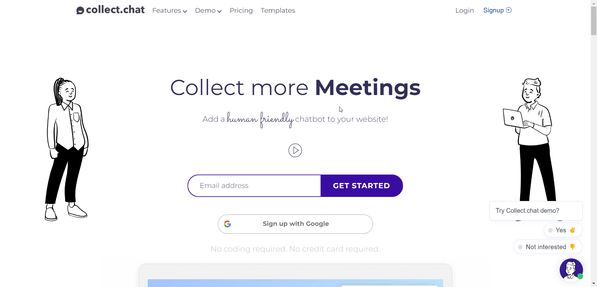 Collect.chat - I migliori chatbot di lead generation
