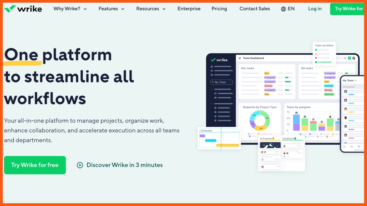 Strumenti di produttività AI - Wrike