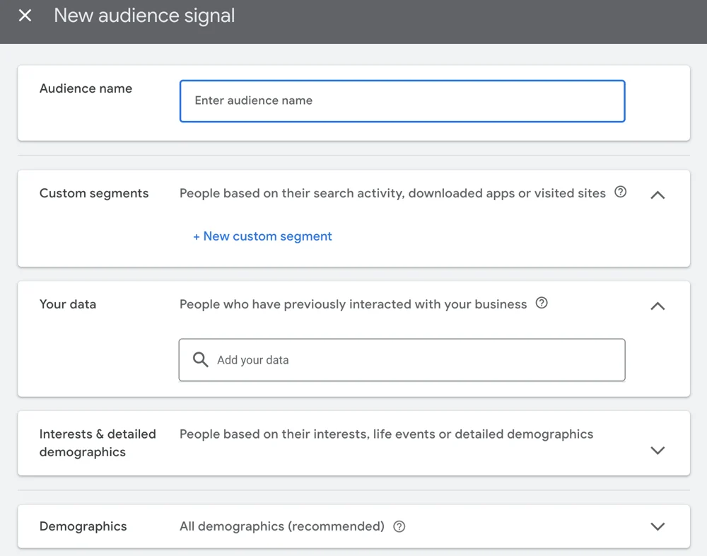 Audience_signal_setup