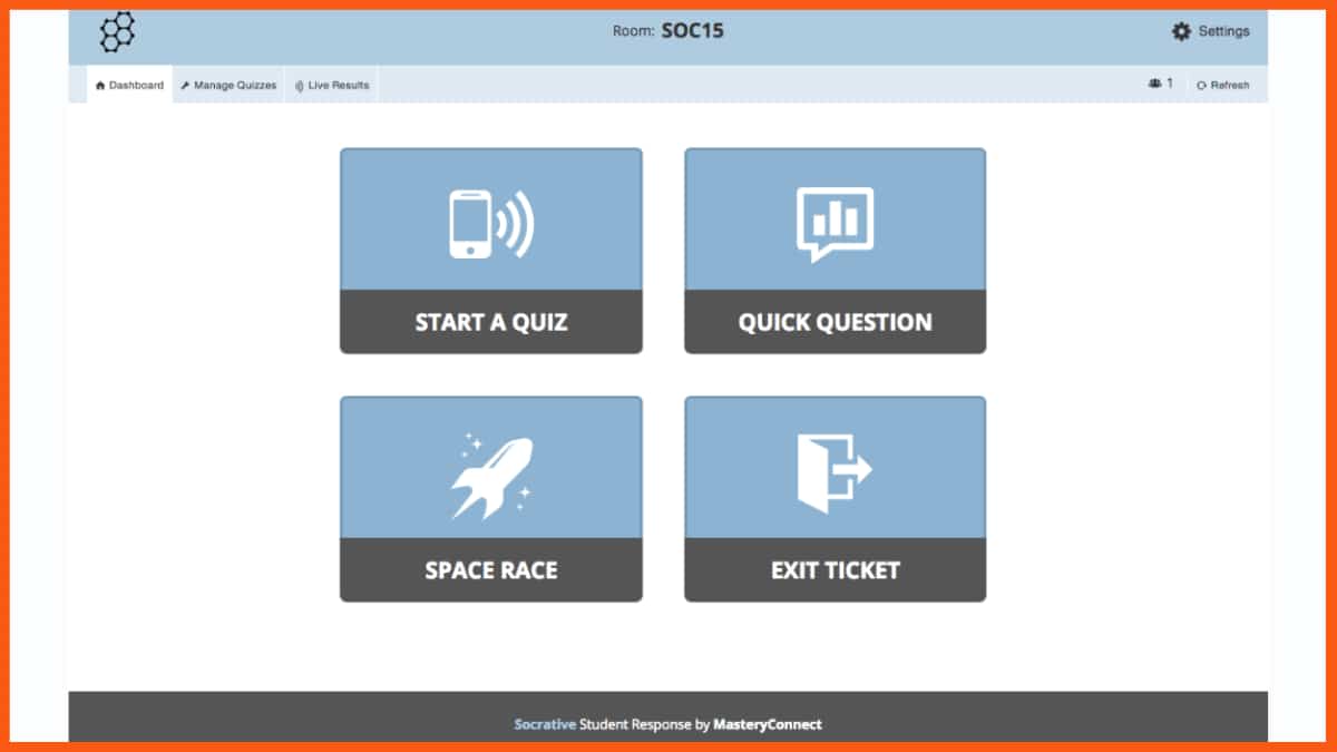 Socrative - 학생들을 위한 학습 도구