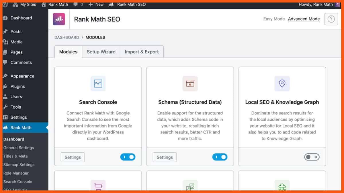 RankMath - 適合初學者的 seo 工具