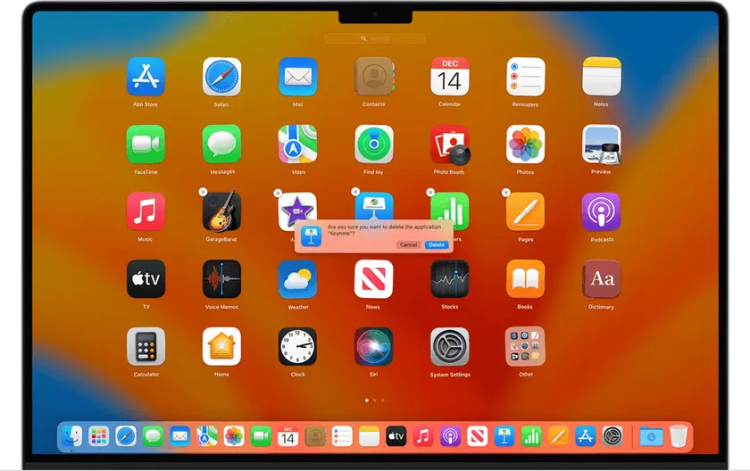 Velocizza il tuo macbook lento rimuovendo le app indesiderate.