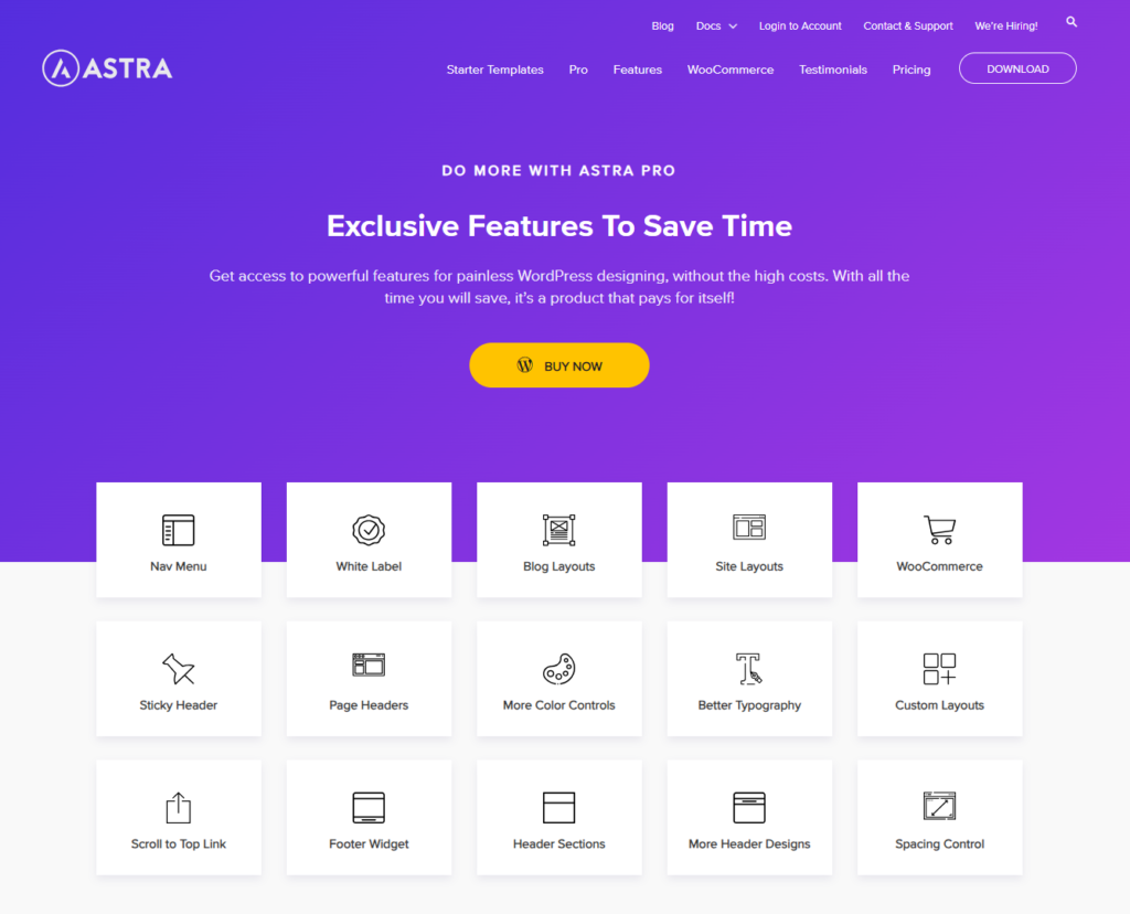 GeneratePress の代替となるベスト 6 9 astra exclusive features