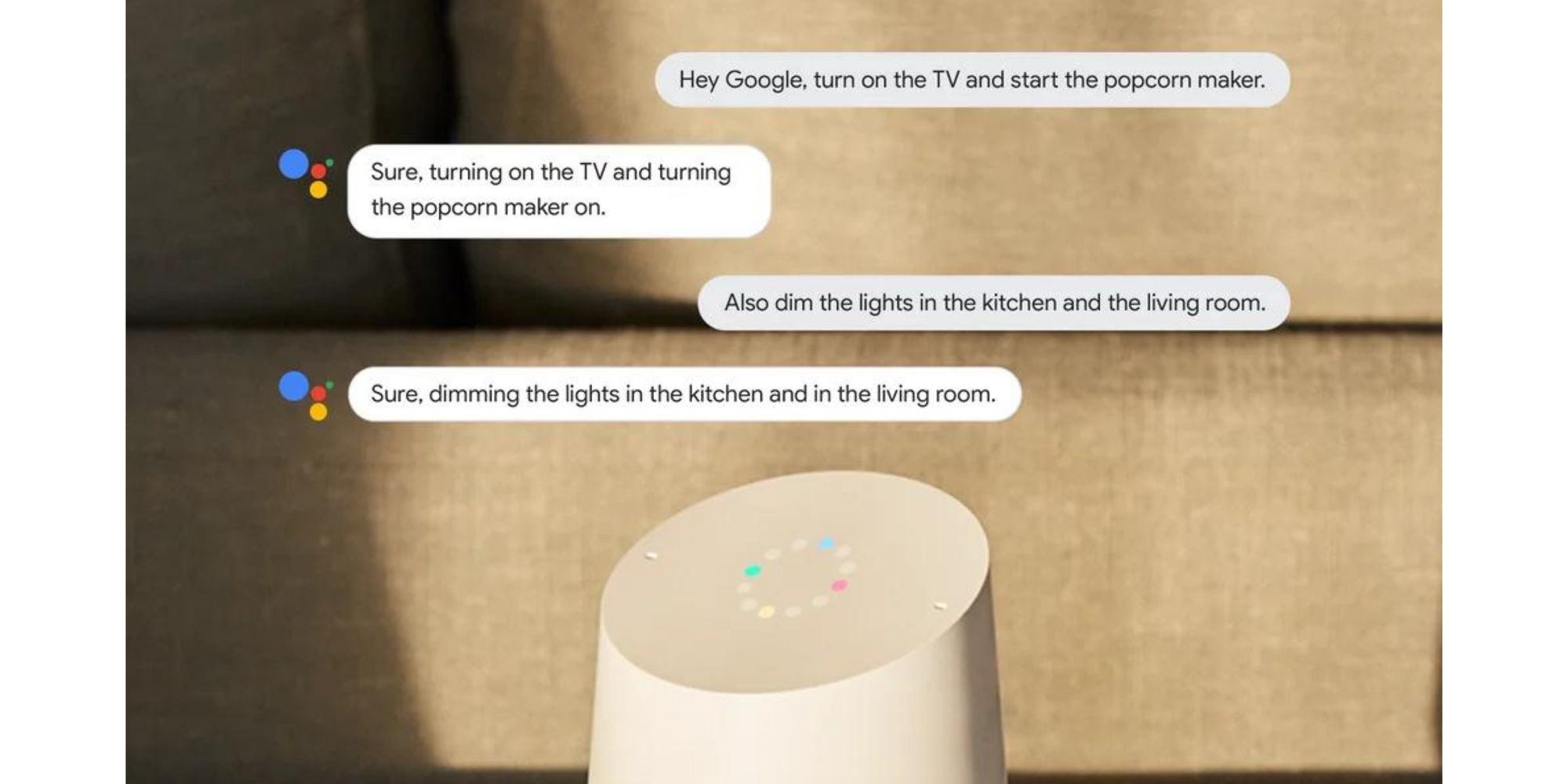 Esempio di assistente virtuale di Google