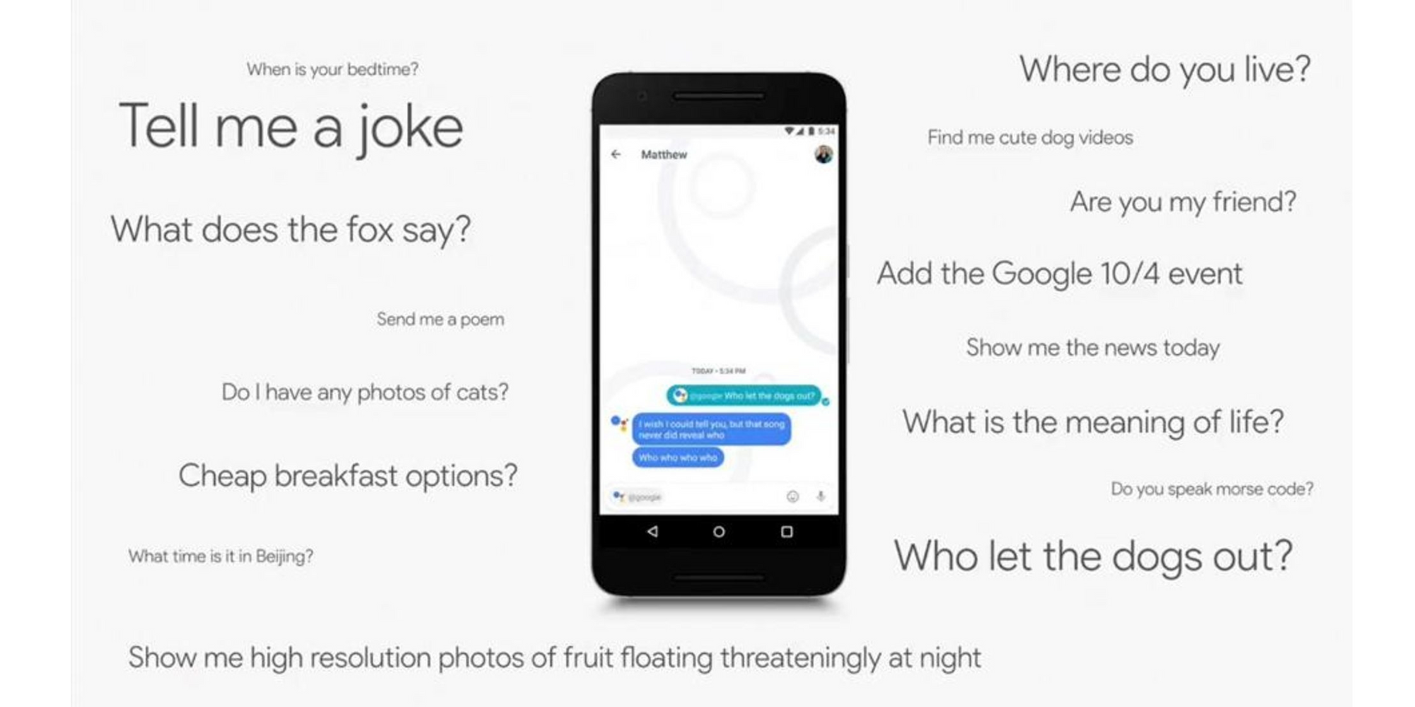 Esempio di chatbot con attivazione vocale di Google