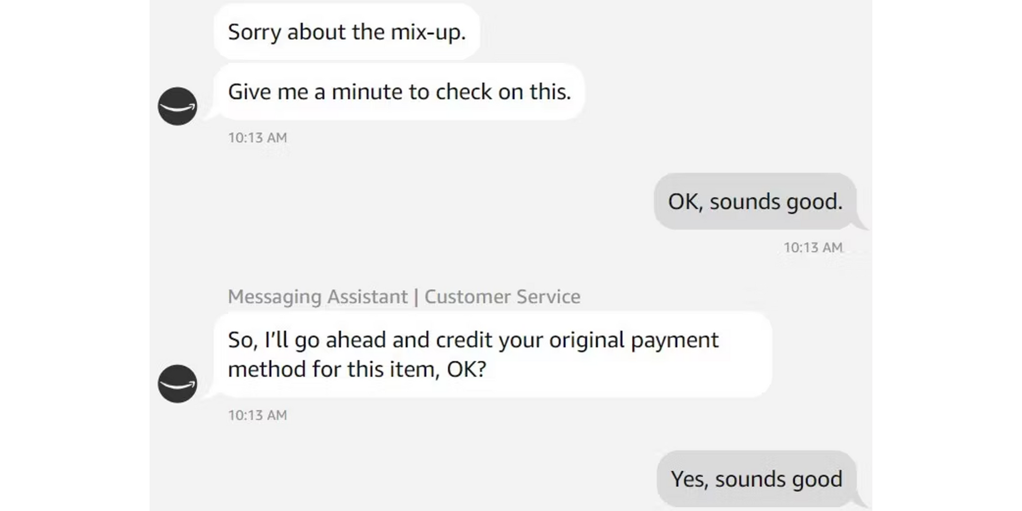 Esempio di chatbot orientato all'applicazione di Amazon da Android Police