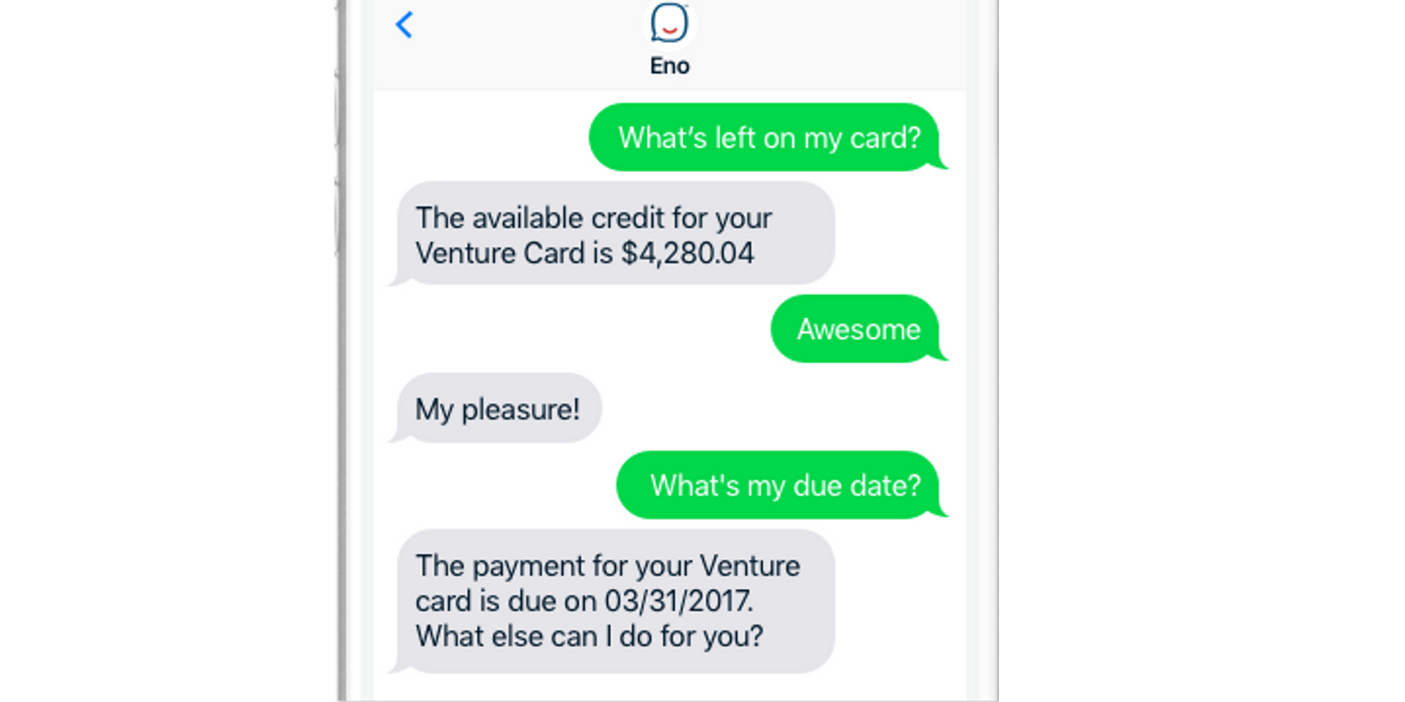 Esempio di chatbot basato su parole chiave da HelpCrunch