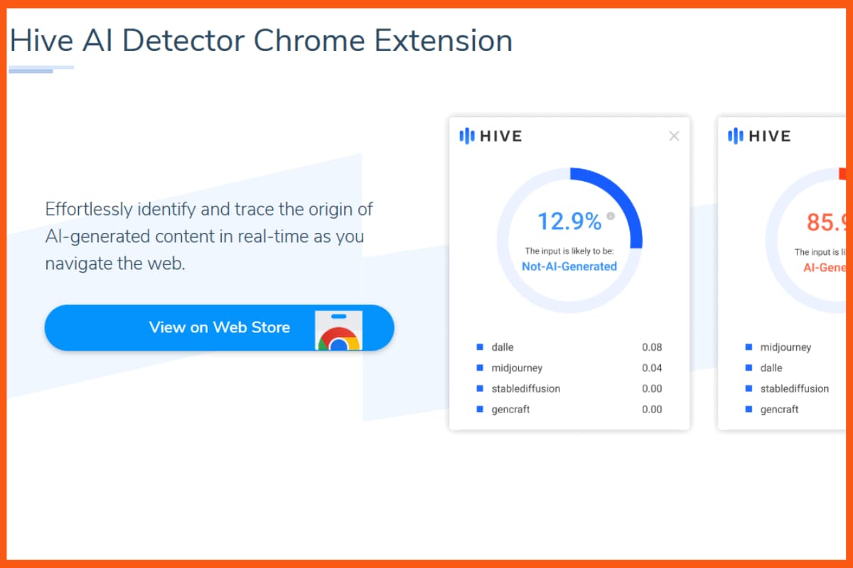เครื่องมือตรวจจับเนื้อหา AI - การกลั่นกรอง Hive AI