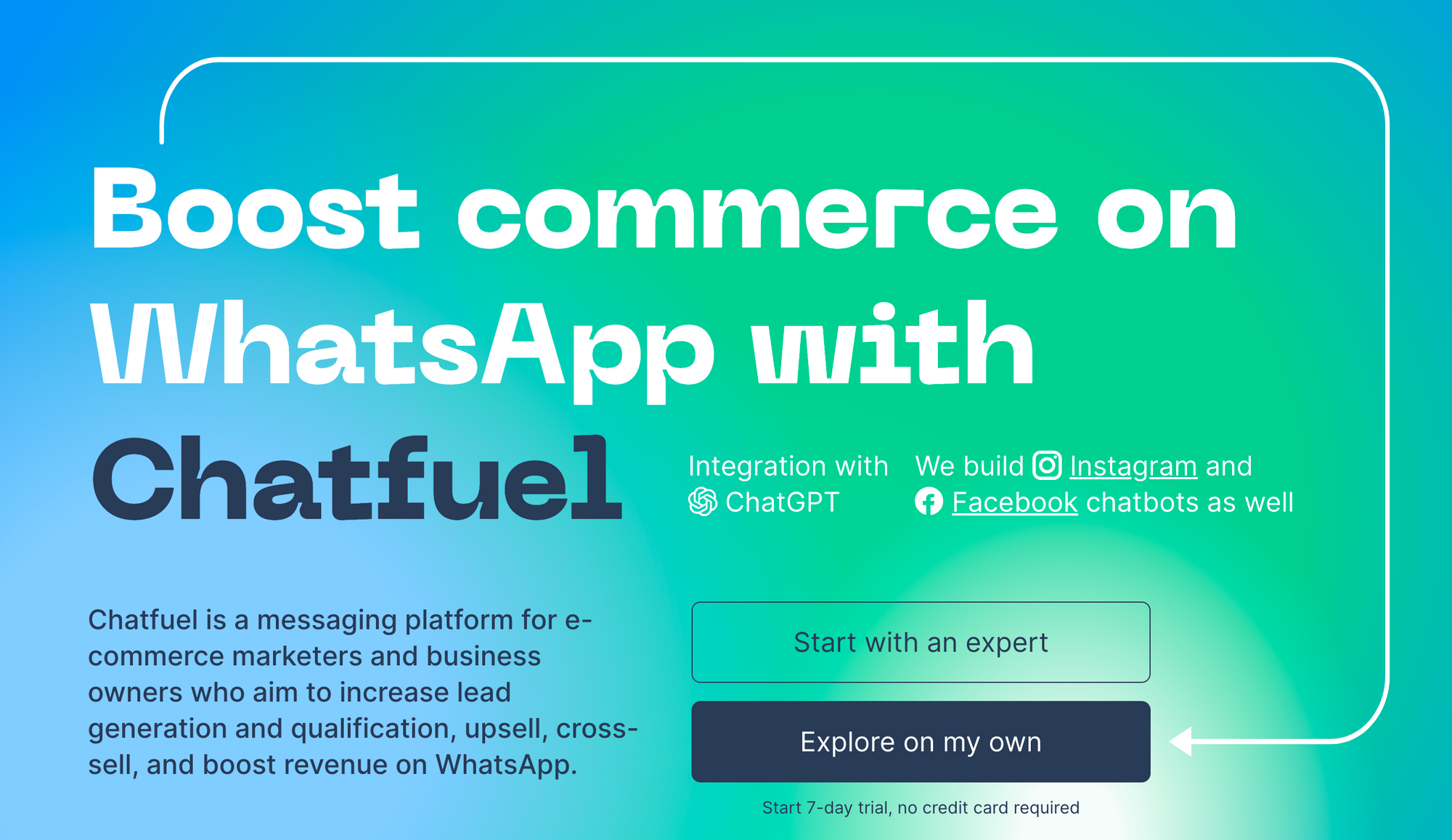 Chatfuel: strumenti di marketing basati sull'intelligenza artificiale