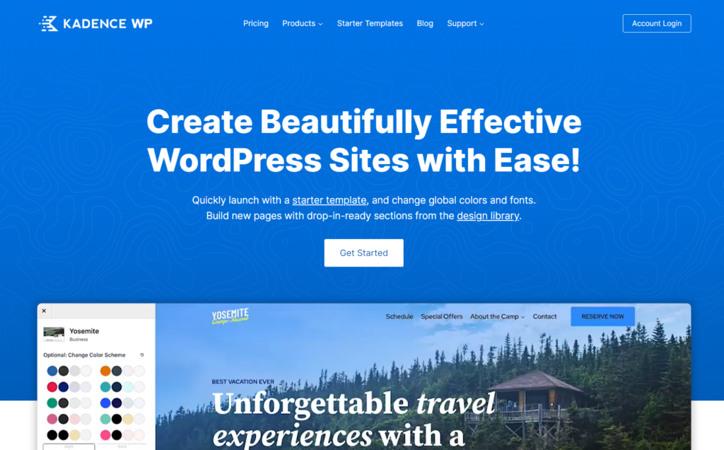 10+ beste WordPress-Themes-Anbieter (aktualisierte Liste) 2 kadence wp homepage