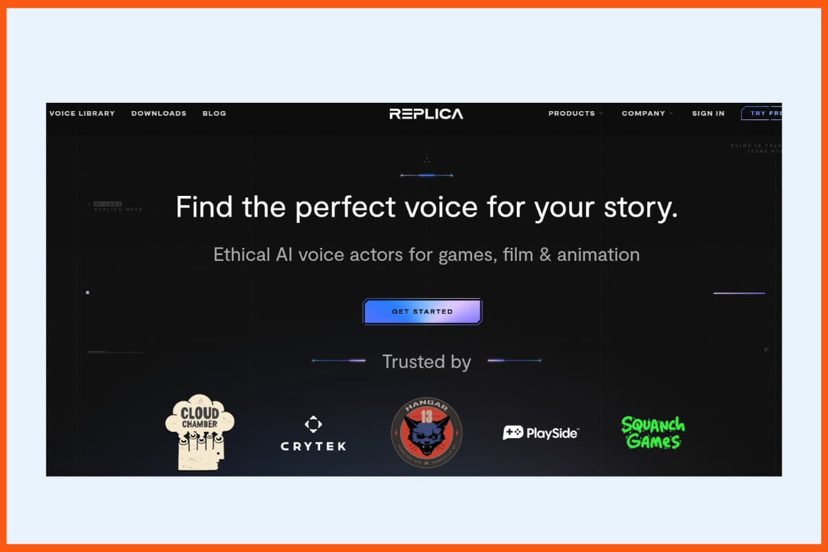 トップ AI オーディオ生成ツール - Replica Studios