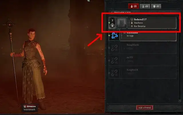 ميزات المجتمع والإنترنت في Diablo IV