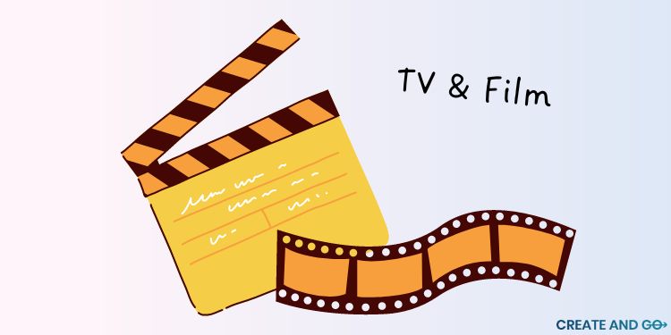 テレビや映画の婉曲的なグラフィック