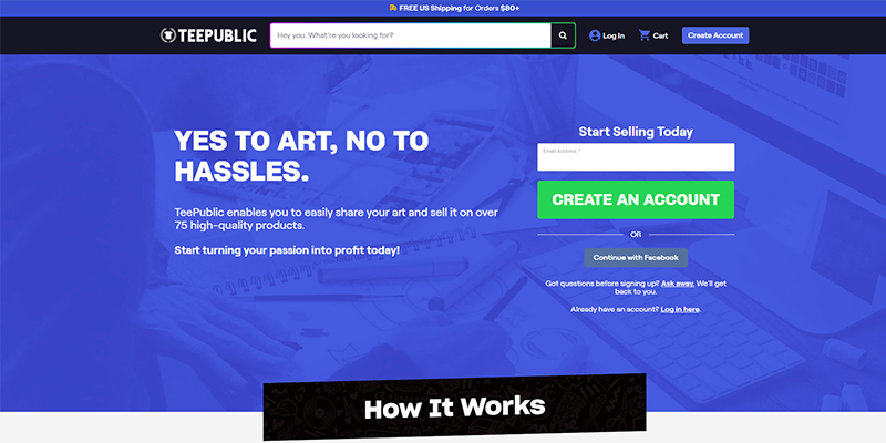 TeePublic apre un account per i designer