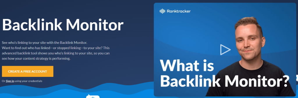 مراقب الروابط الخلفية لمجموعة أدوات Ranktracker