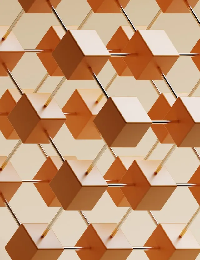 Bild der Blockchain-Technologie