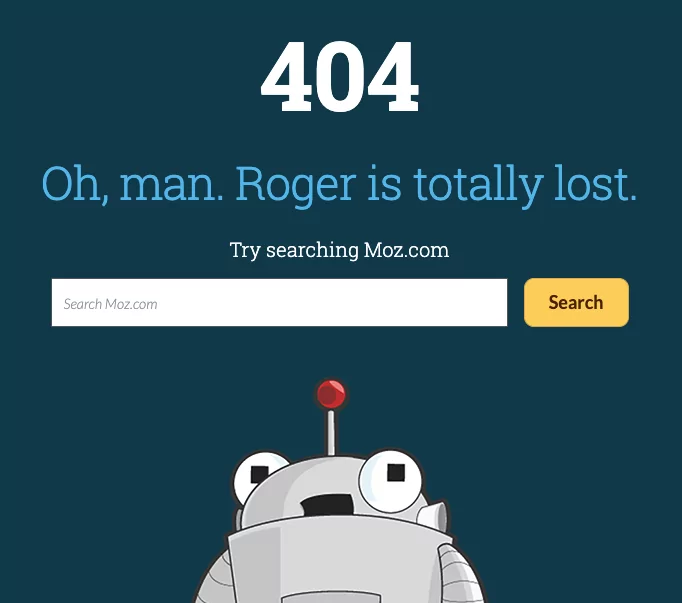 Obraz wiadomości 404 Moz.com