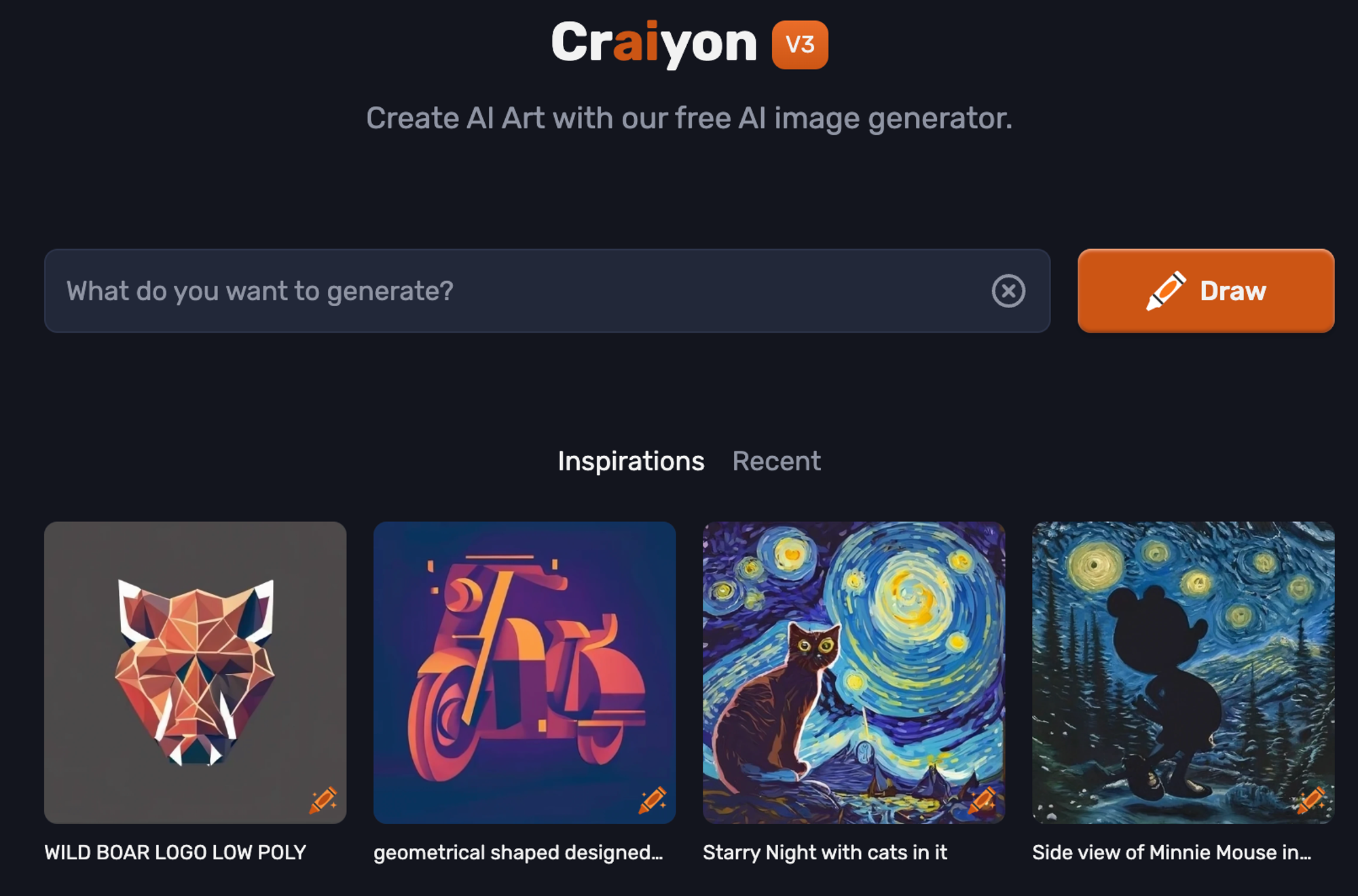 Craiyon: generatori di immagini AI