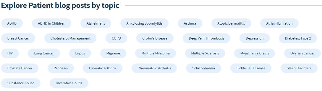 WebMD-Patientenblog