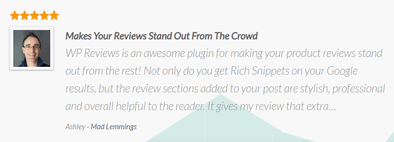 WPRichSnippets Black Friday Deal 2023 และข้อเสนอ Cyber Monday (ลด 50%) 4 wp rich snippet testimonial 4
