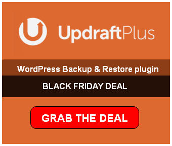 Die 10 besten WordPress-Plugins Black Friday Deals 2023 (bis zu 60 % RABATT) 7 updraft-plus-black-friday-deal