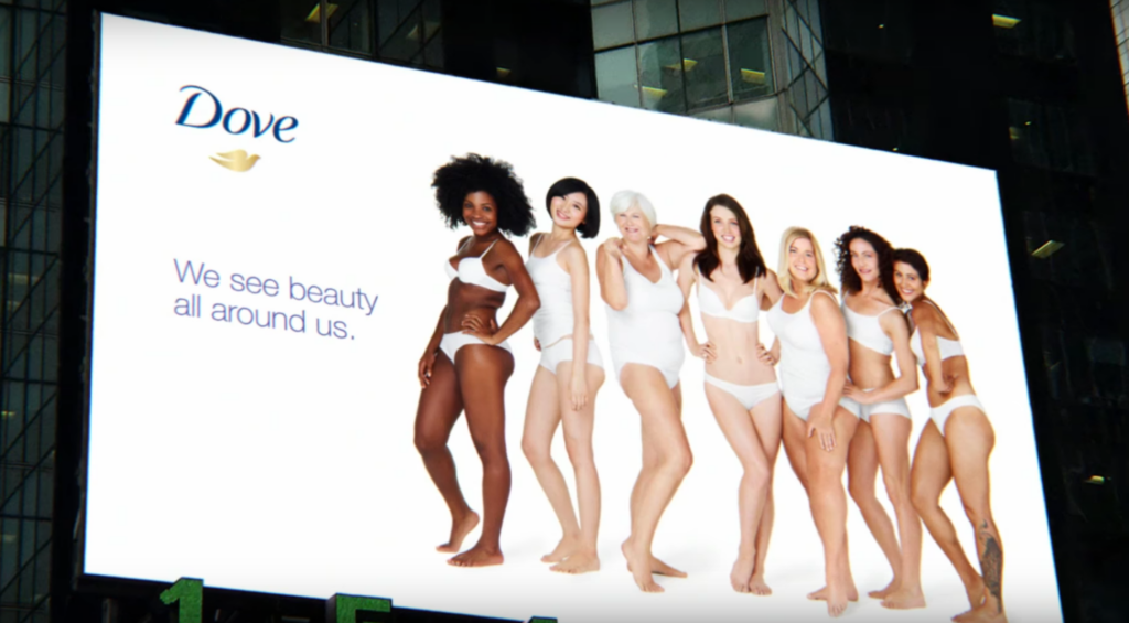 Рекламная кампания Dove Real Beauty