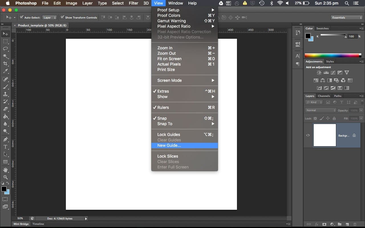 قم بإنشاء قوالب صور المنتج في Photoshop