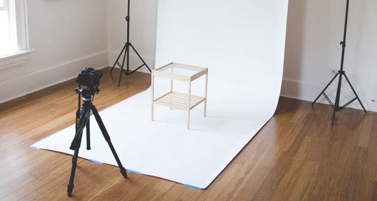 إعداد التصوير الفوتوغرافي لمنتج DIY
