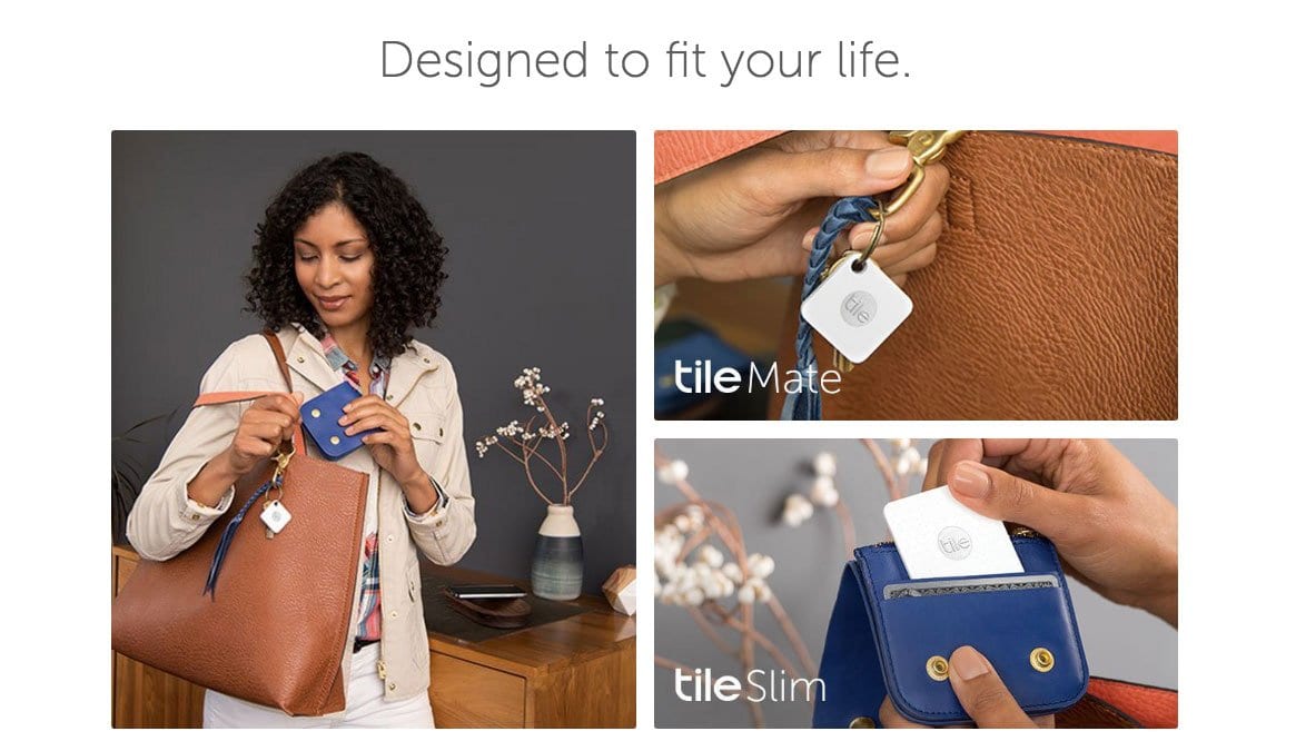 مثال على مجموعة صفحات منتج Tile Mate