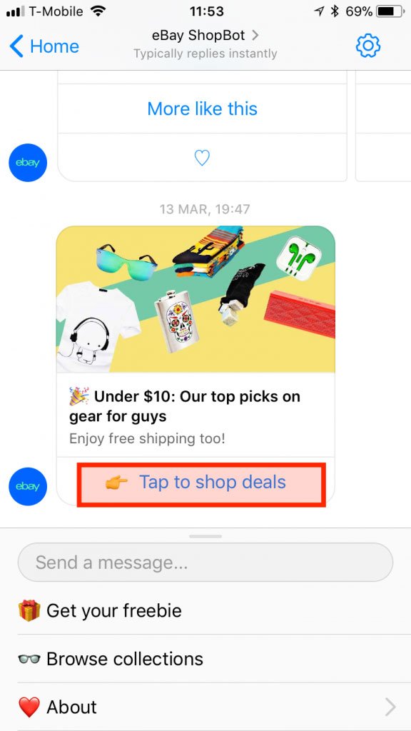 Chatbot Facebook Messenger