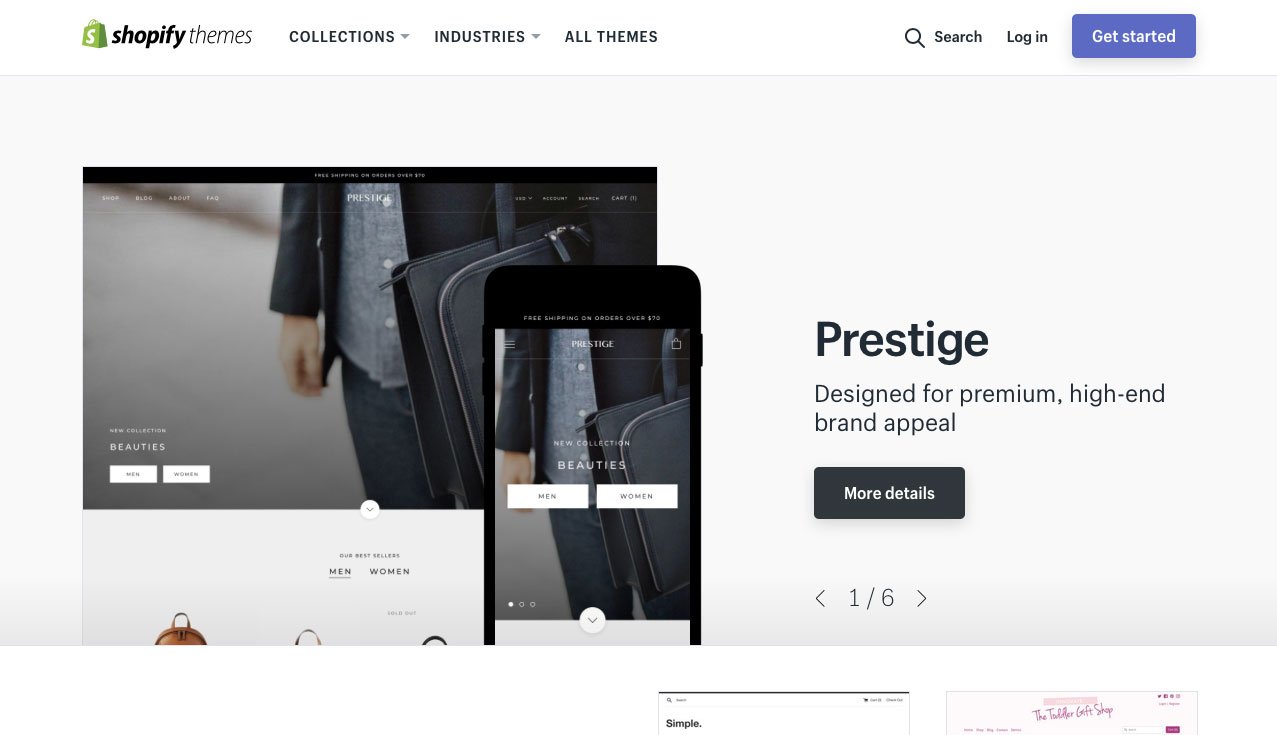 Shopify 主題商店