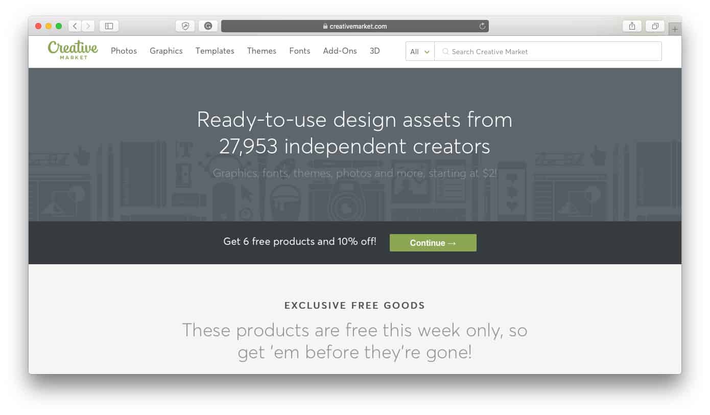 Creative Market Best Ecommerce Resources for Entrepreneurs