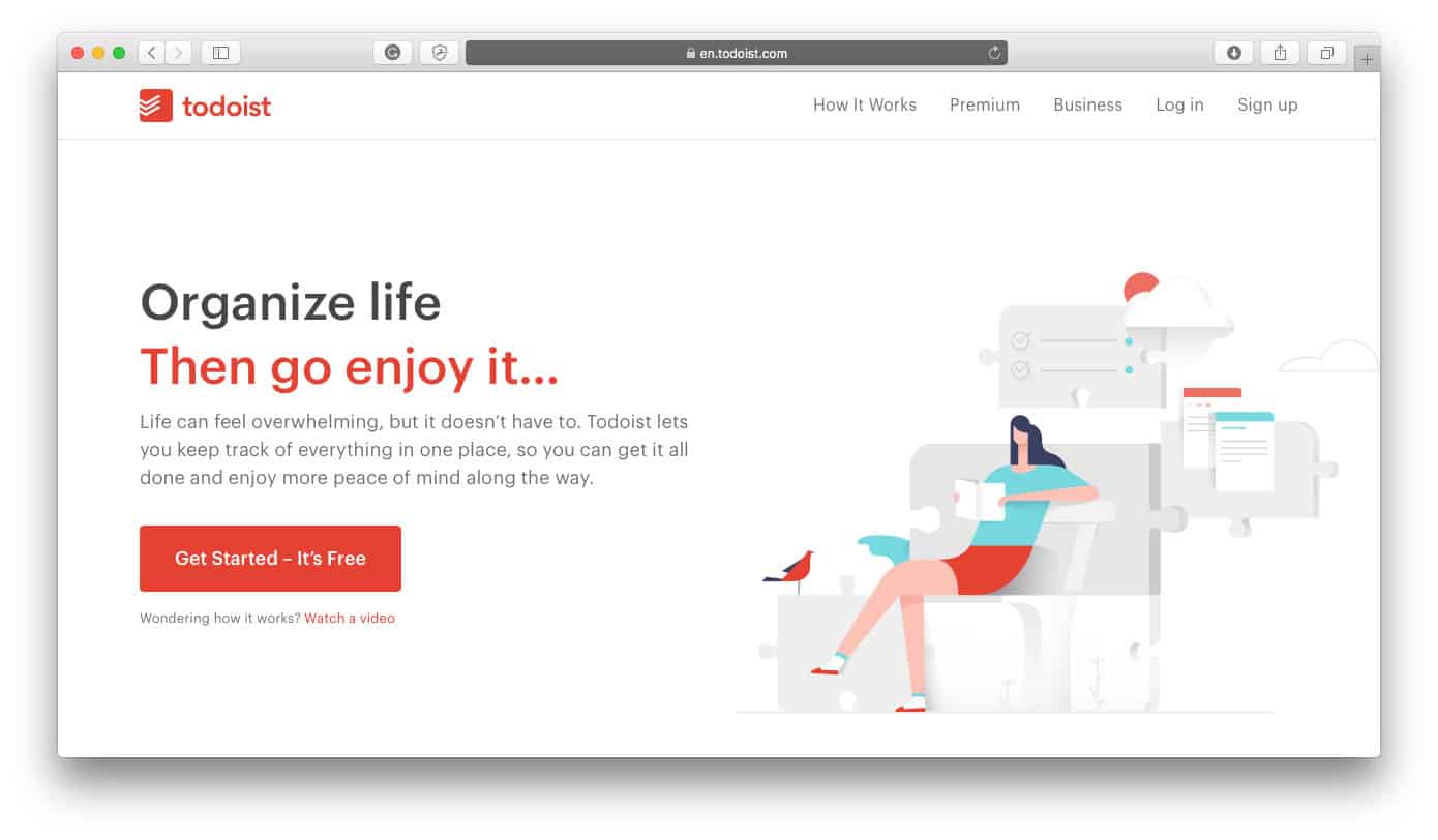 Aplicaciones de organización de Todoist para emprendedores