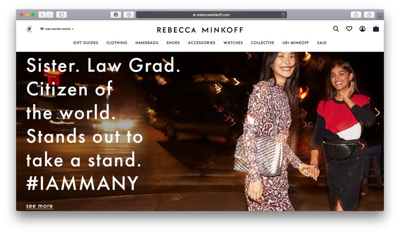 Rebecca Minkoff Sklepy Shopify