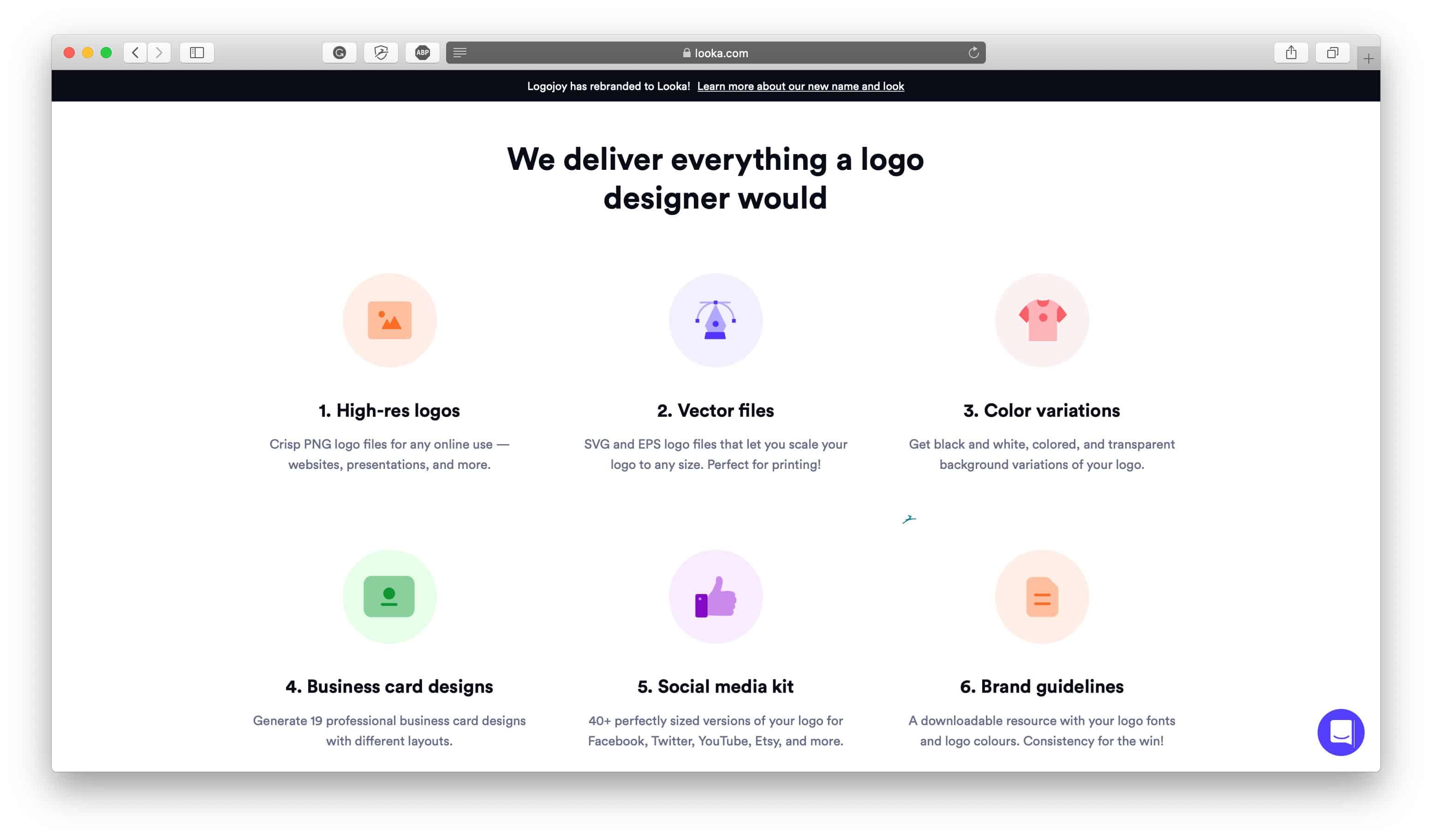Looka Review Designeri de logo-uri