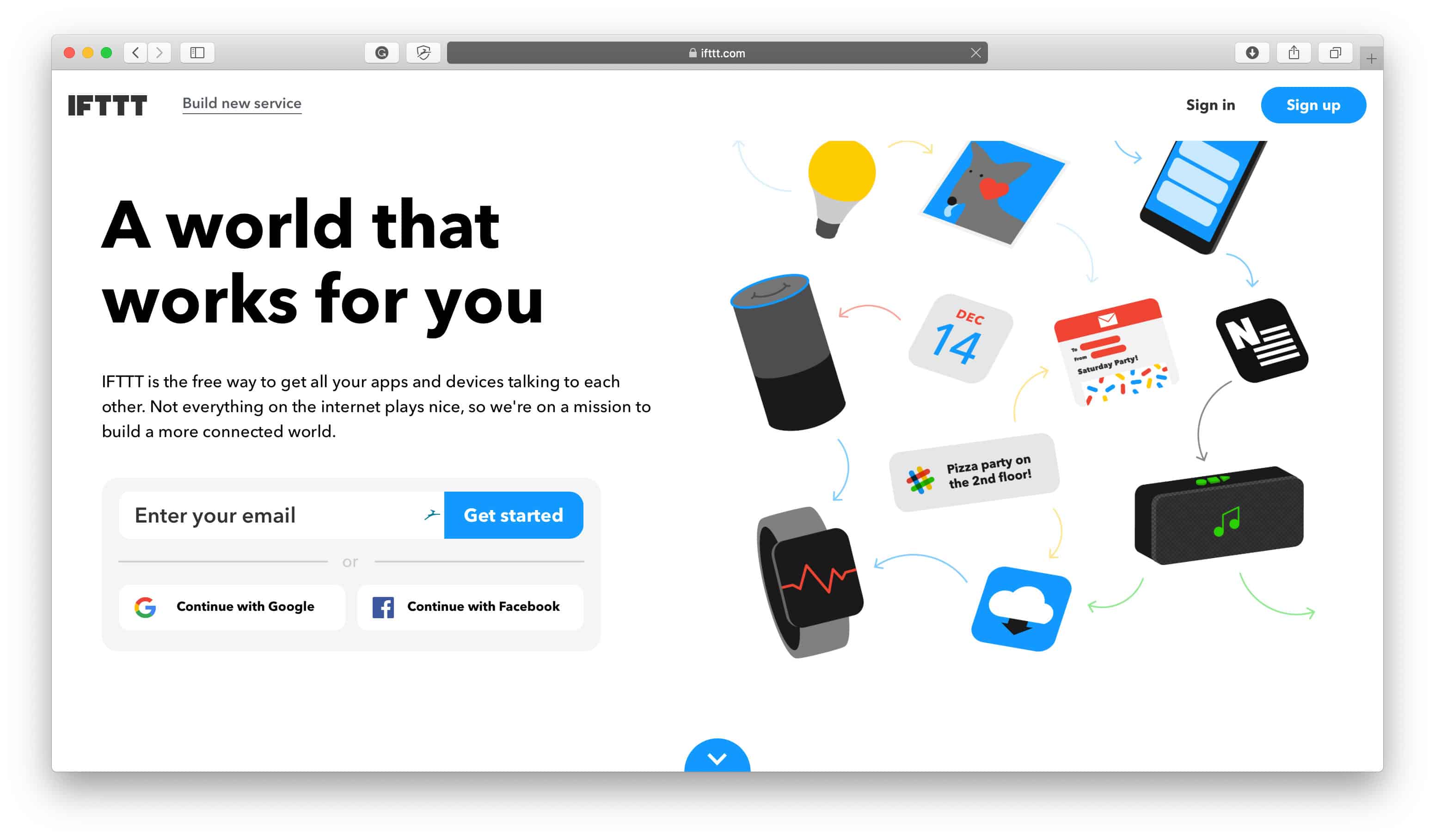 Integracja z IFTTT Slack
