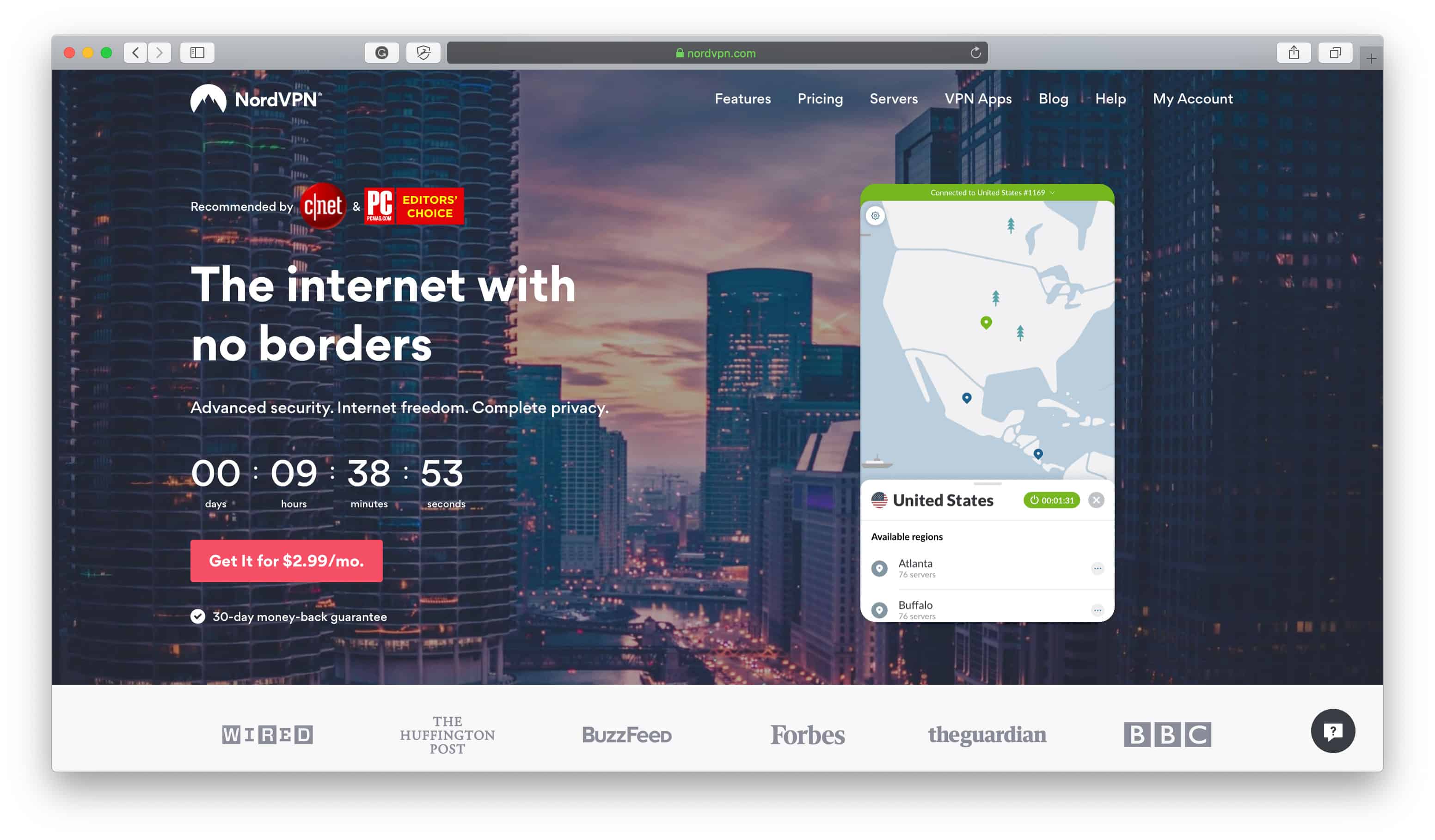 Aplicaciones populares de NordVPN