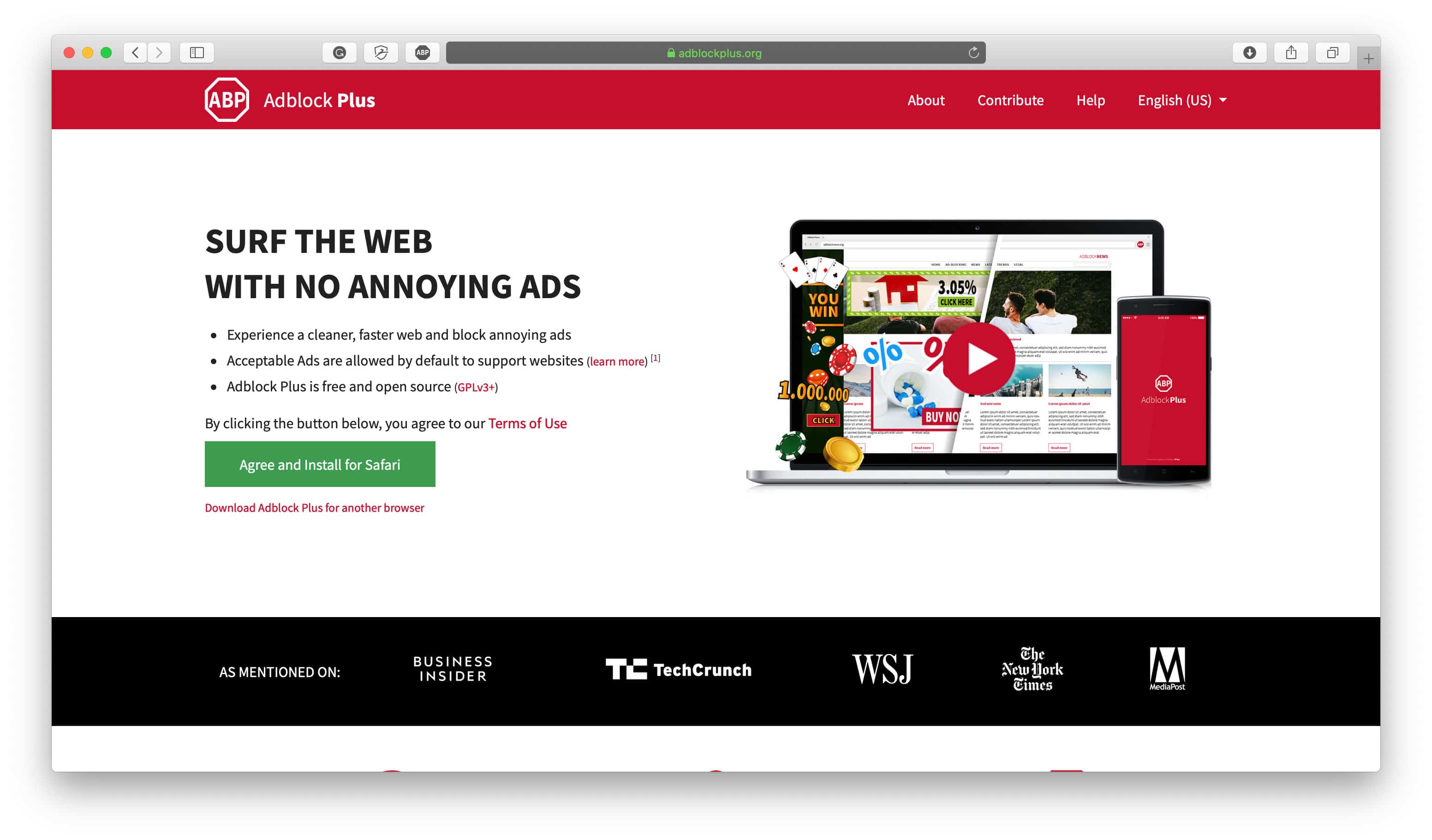 AdBlock PlusWebセキュリティ