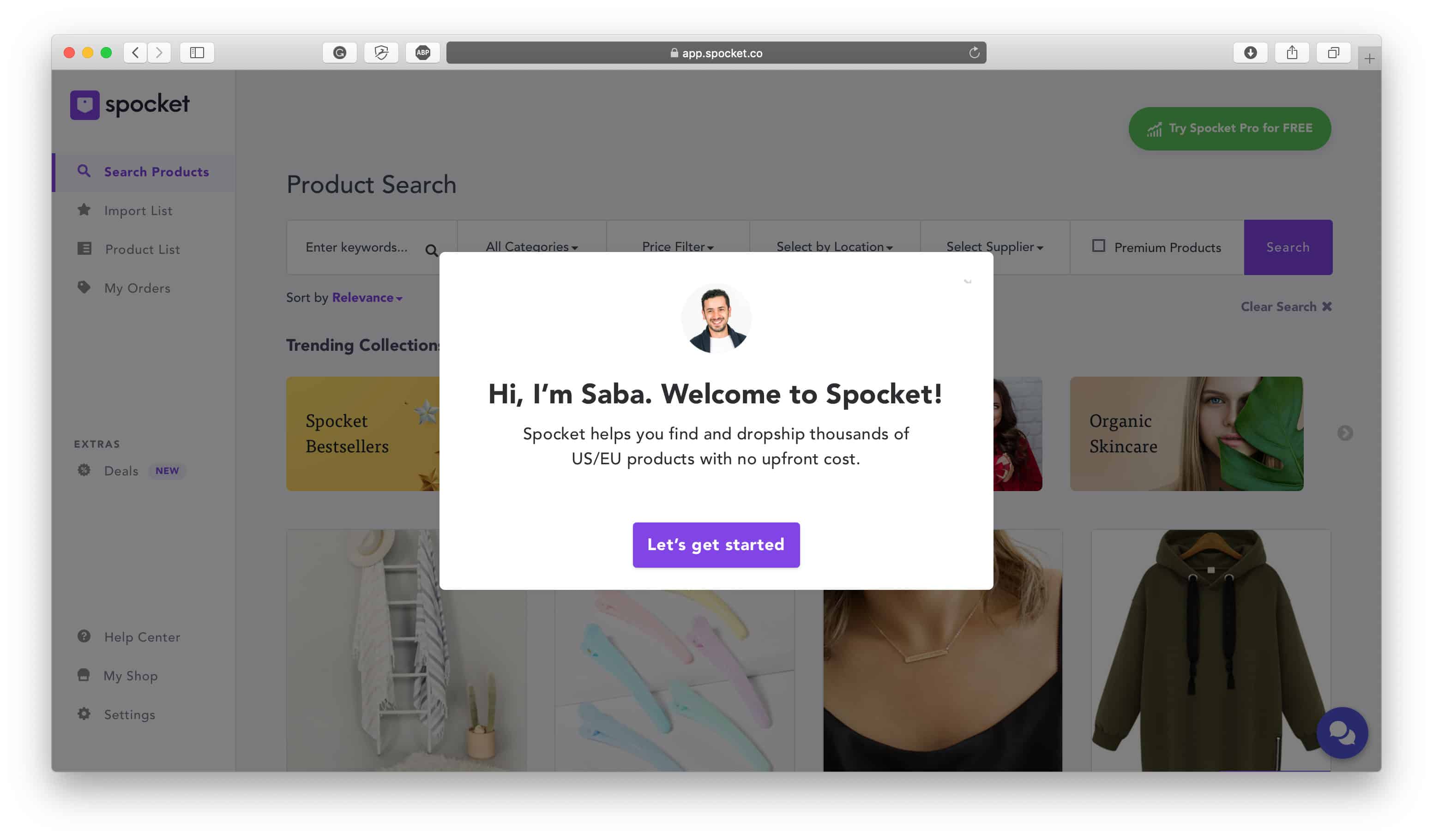 Shopify için Spocket'i Kurun