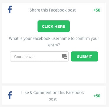 Ejemplos de aumento del puntaje de relevancia de Facebook